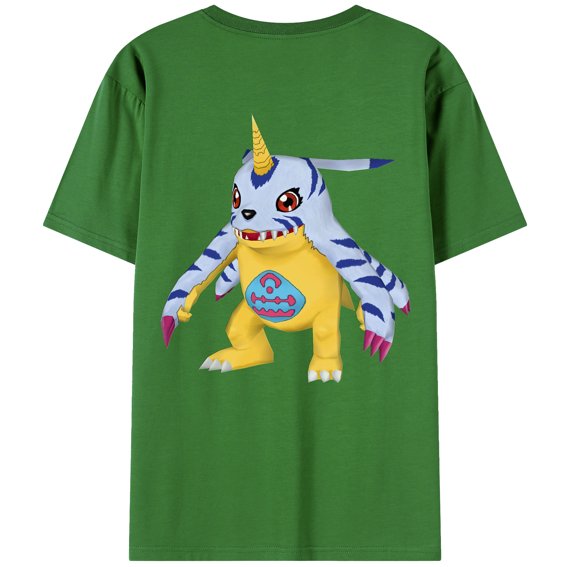（画像用） Digimon デジタルモンスター/デジモン レディース半袖Tシャツ(バックプリント)